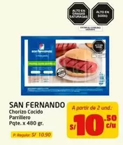 San Fernando - Chorizo Cocido Parrillero