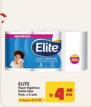 Elite - Papel Higi0999nico Doble Hoja
