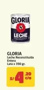 Gloria - Leche Reconstituida Entera Lata