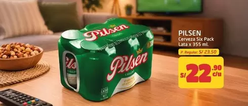 Pilsen - Cerveza Six Pack Lata