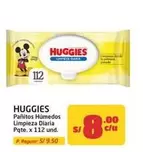 Huggies - Pañitos Húmedos Limpieza Diaria Pqte. x 112 und.