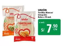 Unión - Tortillas Blancas/Integrales