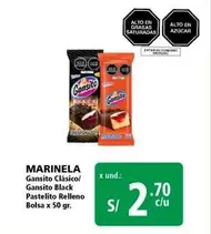 Marinela - Gansito Clásico/Gansito Black Pastelito Relleno