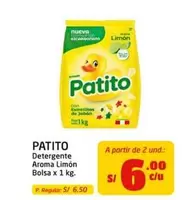 Patito - Detergente Aroma Limón Bolsa