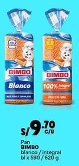 Bimbo - Pan Blanco / Integral