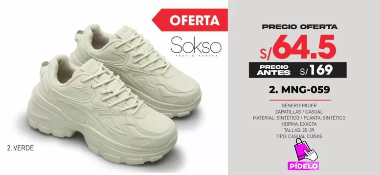 Zapatillas / Casual 2. MNG-059