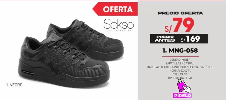 Zapatillas Mujer 1. MNG-058
