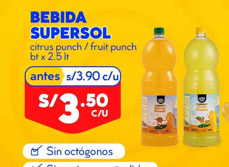 Sol - BEBIDA SUPERSOL
