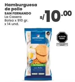 San Fernando - Hamburguesa de pollo