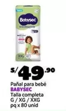 Babysec - Pañal para bebé