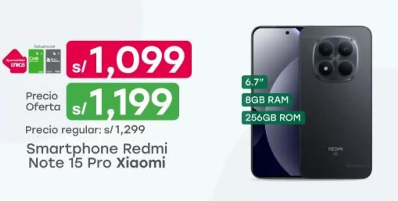 Xiaomi - Smartphone Redmi Note 15 Pro