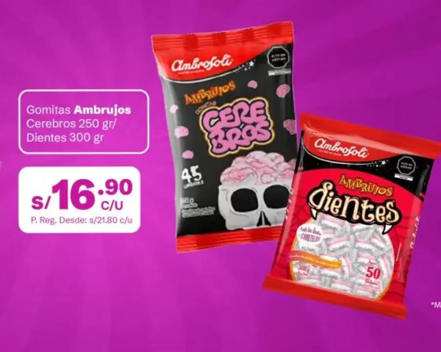 Ambrosoli - Gomitas Ambrujos Cerebros