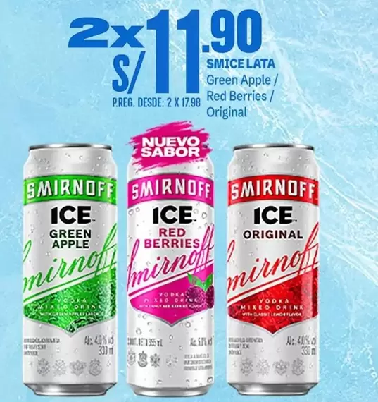 Smirnoff - SMIRNOFF ICE LATA