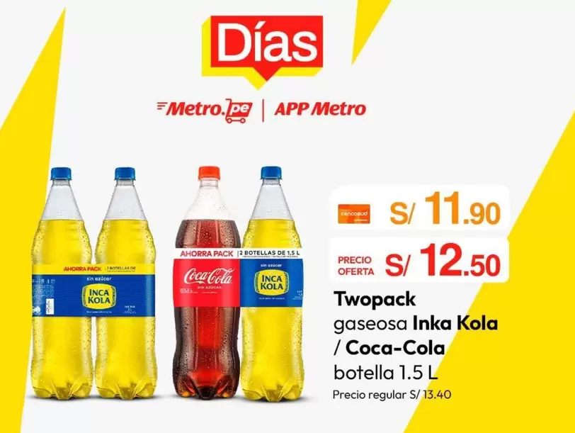Coca-Cola - gaseosa Inka Kola /