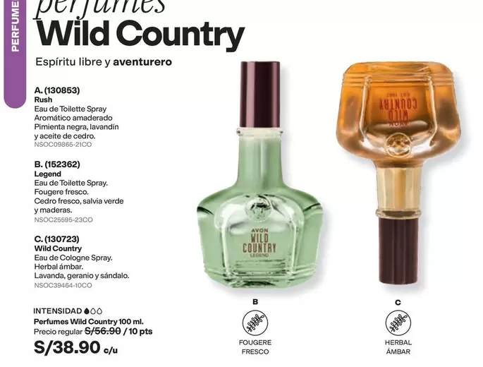 Avon - Wild Country Perfumes