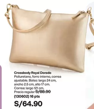 Royal - Crossbody Dorado (130602)