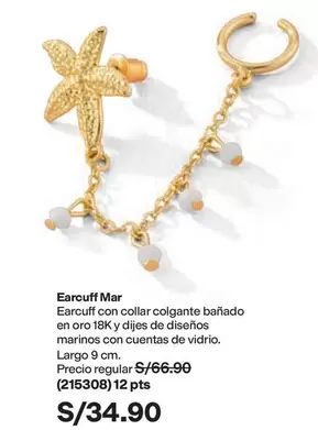Oro - Earcuff Mar (215308)