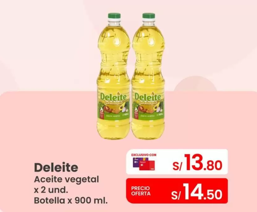 Deleite - Aceite vegetal