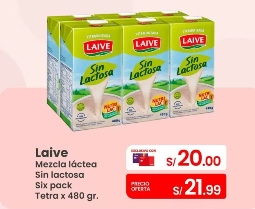 Laive - Mezcla láctea Sin lactosa