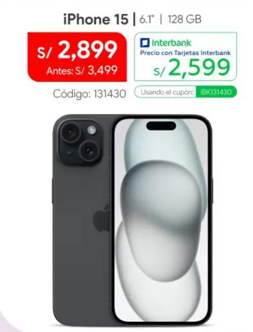 Apple - iPhone 15 | 128 GB