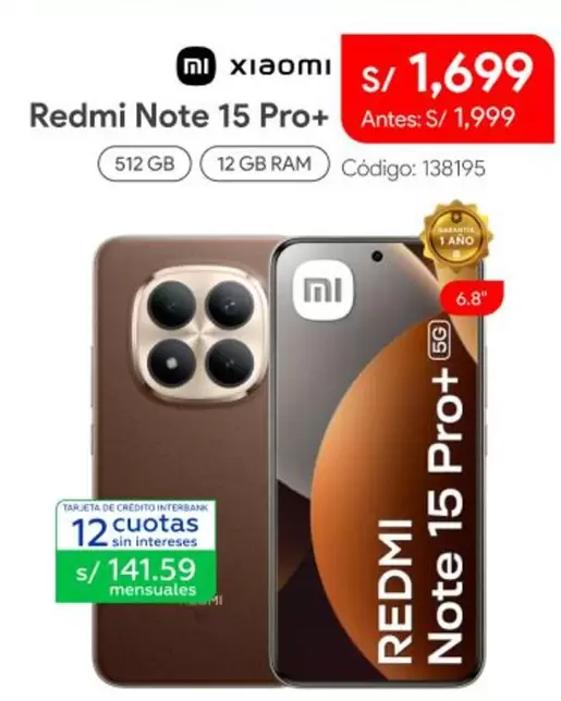 Xiaomi - Redmi Note 15 Pro+
