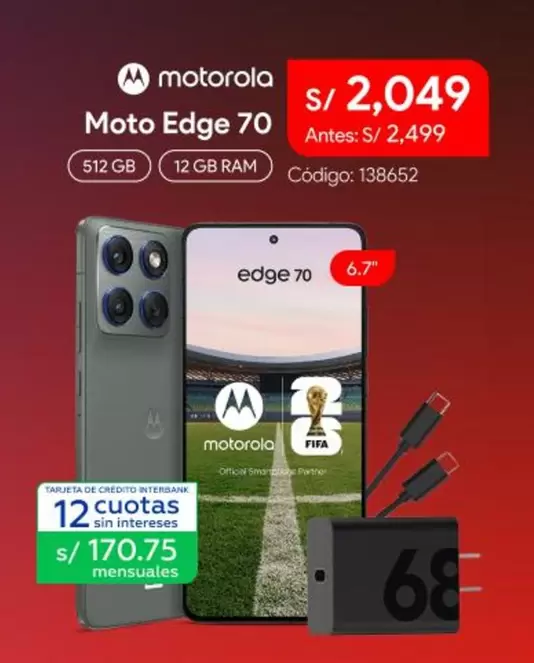 Motorola - Moto Edge 70