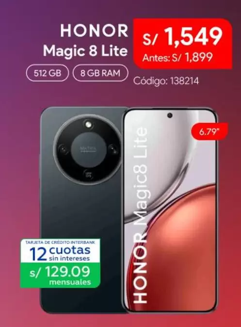 Magic 8 Lite 512 GB 8 GB RAM