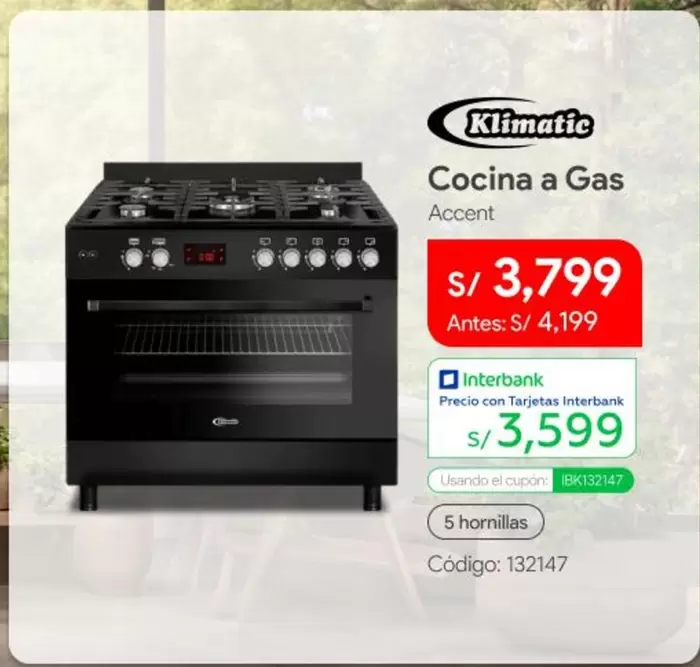 Klimatic - Cocina a Gas