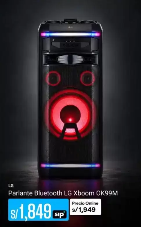 Lg - Parlante Bluetooth Xboom OK99M