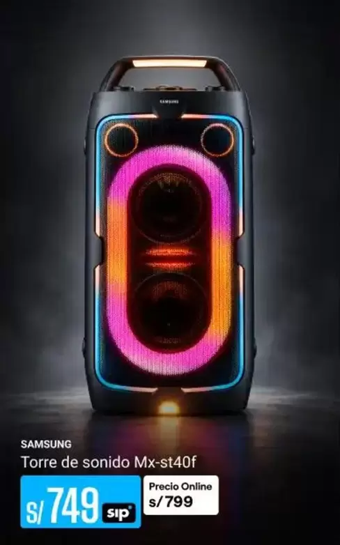 Samsung - Torre de sonido Mx-st40f