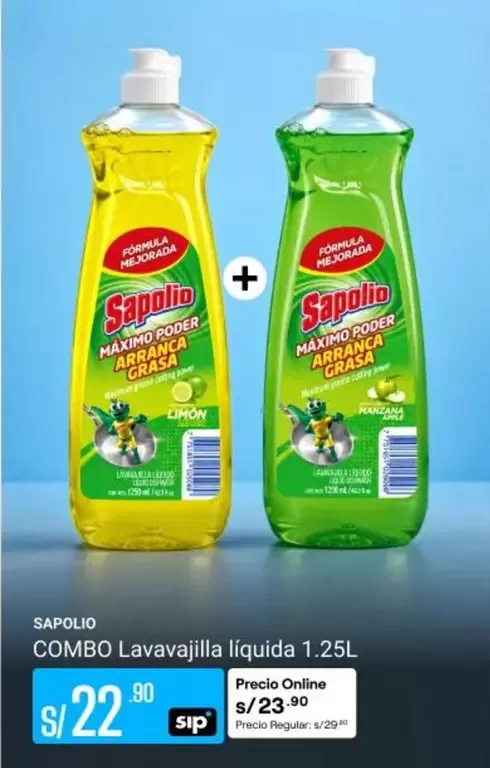 Sapolio - Lavavajilla liquida