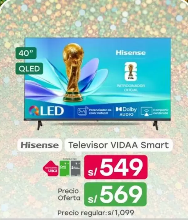 Hisense - Televisor VIDA A Smart
