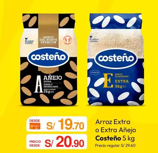 Costeño - Arroz Extra o Extra Añejo