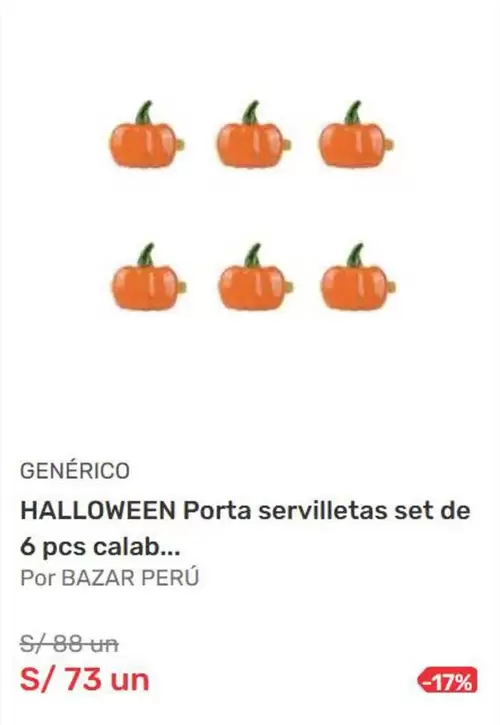 Porta - HALLOWEEN servilletas set