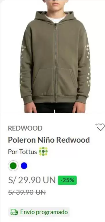Tottus - Poleron Niño