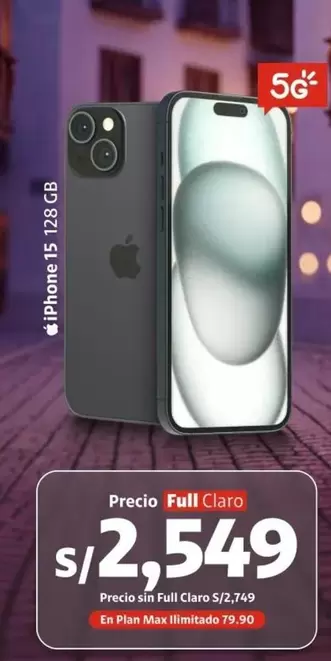Apple - iPhone 15 128 GB