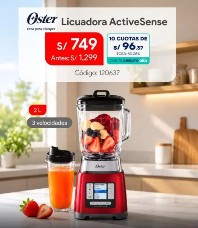 Oster - Licuadora ActiveSense