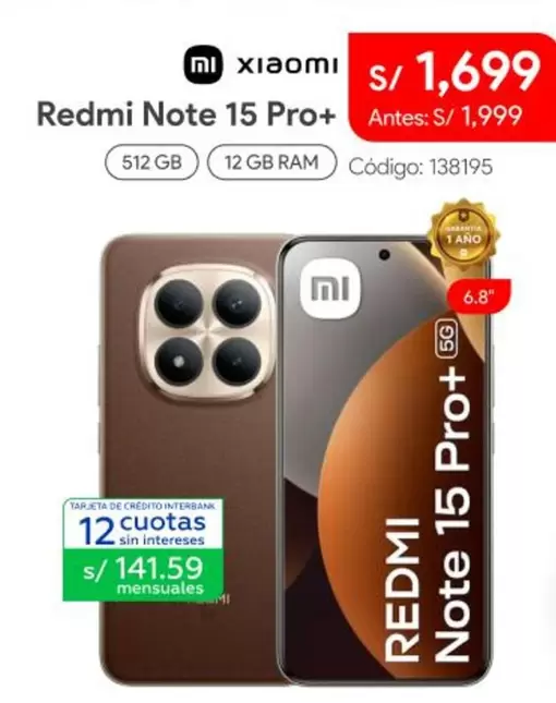 Xiaomi - Redmi Note 15 Pro+