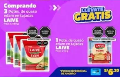 Laive - Queso Edam En Tajadas