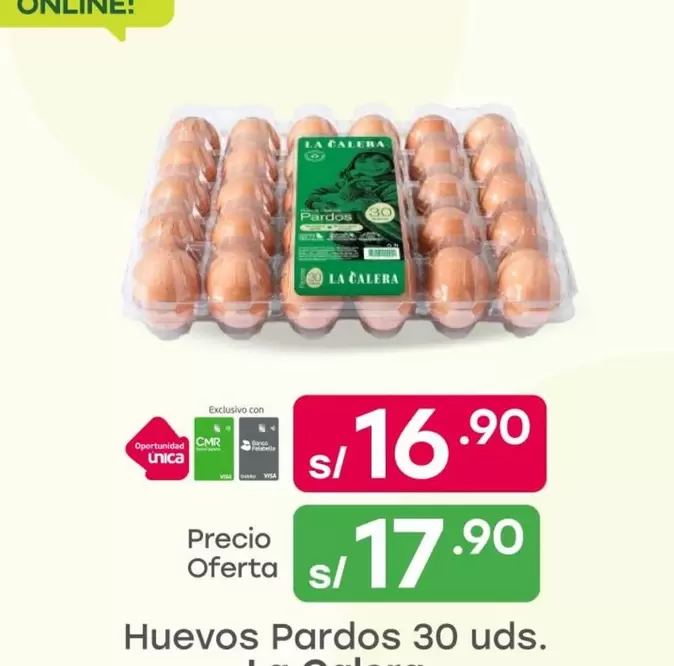 La Calera - Huevos Pardos 30 uds.