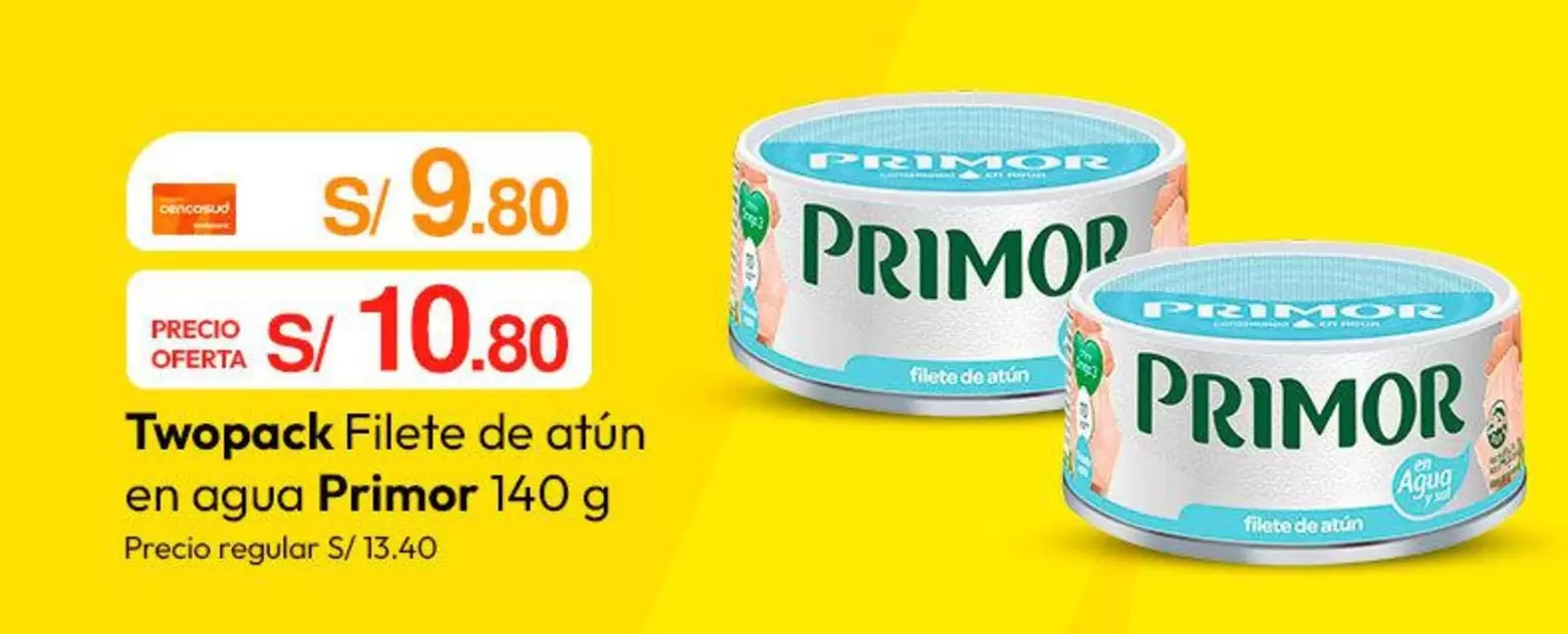Primor - Filete de atún en agua