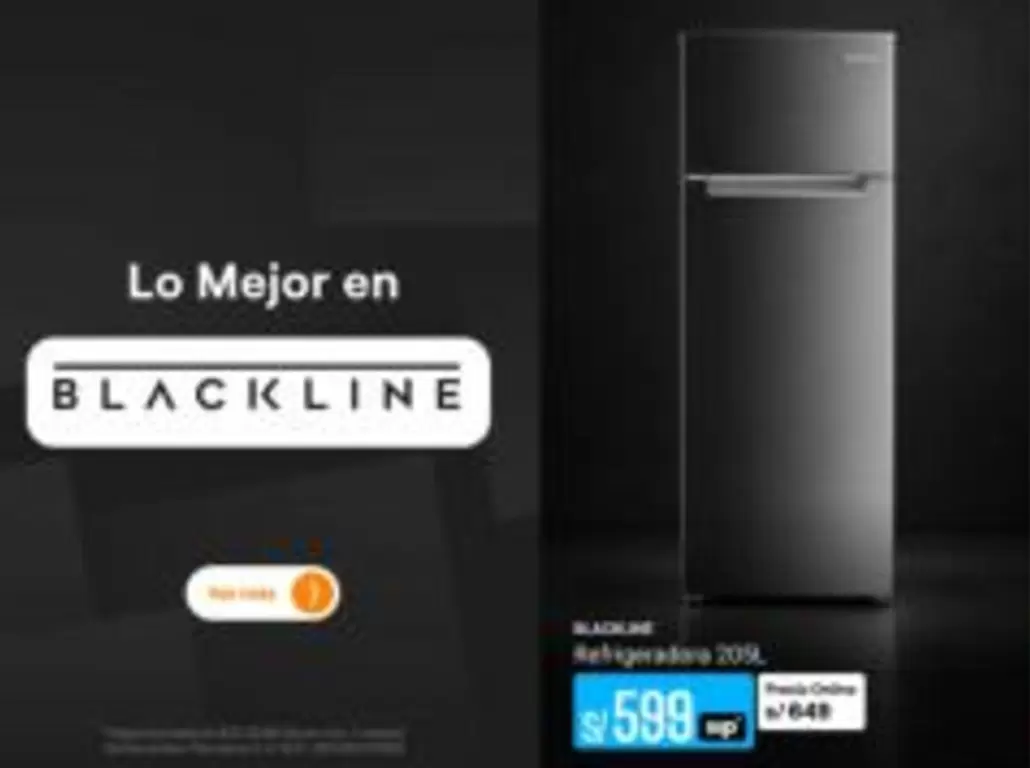 Blackline - Refrigeradora 205L