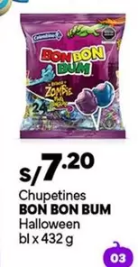 Bon o Bon - Chupetines BON BON BUM Halloween