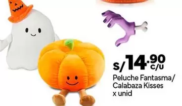 Kisses - Peluche Fantasma/Calabaza