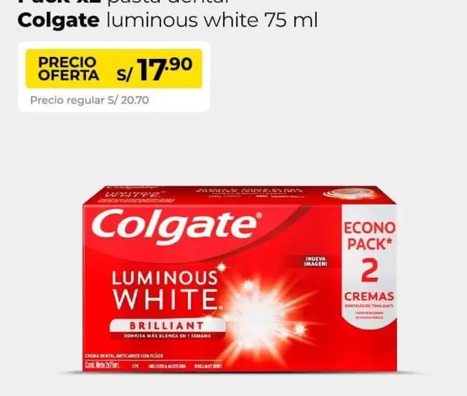 Colgate - luminous white 75 ml