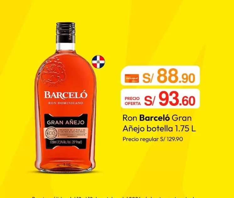 Barceló - Ron Gran Añejo botella