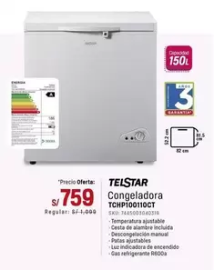 Congeladora TCHP100110CT