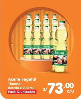 Timonel - Aceite vegetal