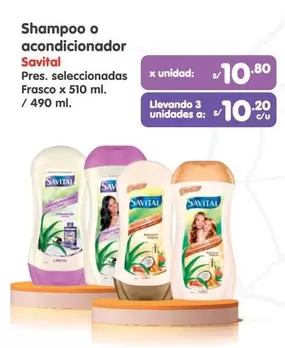 Savital - Shampoo o acondicionador