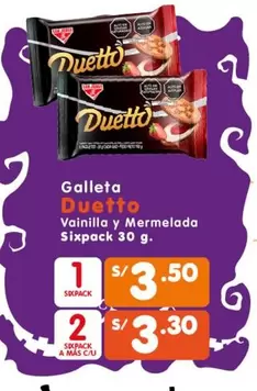 Galleta Duetto